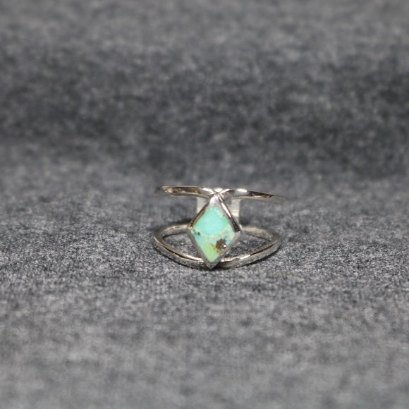 925 sterling silver genuine turquoise Ring - Picture 3 of 9